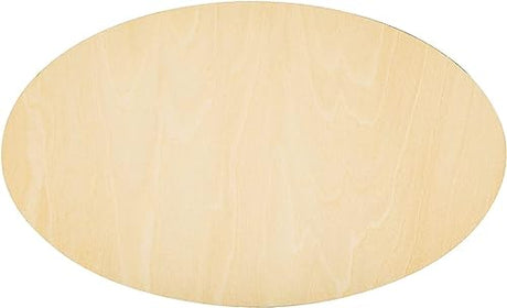 10pcs Oval Craft Wood 7X4.3 Inch Unfinished Wood Crafts,Wood Circles for Crafts, Wooden Oval Cutout,Painting and Wedding Decorations (7 * 4.3 in) GSXRB