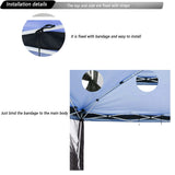 10x10 Mosquito Netting for Patio Camping Gazebo/Pop Up Canopy Tent,Double Door Side Screen Easy Installation Black（Only Mosquito Net No Frame） (Embedded 10x10) Tiimmgaal