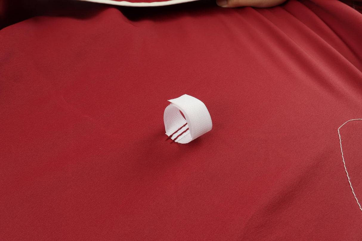 10x12 Ft Gazebo Replacement Canopy Cover, Double-Tiered Outdoor Patio Tent Roof with Drain Holes, UV-Resistant(Red) ZLECTIO