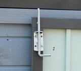 10x8 FT Wood Storage Shed, Outdoor Storage Shed with Lockable Door, Window and Vents, Waterproof Wooden Metal Tool Storage for Garden, Patio, Lawn, Backyard (Gray) AEMSOFK