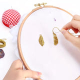 11 Skeins Embroidery Floss Cross Stitch Thread Metallic Embroidery for DIY Embroidery Thread Crafts （8 m 12 Strands） Redsea