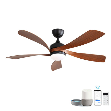 Ceiling Fan with DC Motor and Integrated Light HouseOfZazla