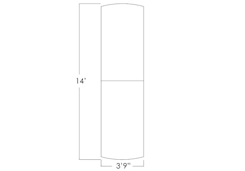 14 Person Arc Rectangle Conference Table with Brushed Silver Metal Base | Harmony Series Modular Meeting Tables for Offices, Conference Rooms | Scratch-Resistant Laminate | White – 14ft SKUTCHI DESIGNS INC.