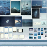 114 Pieces Scrapbooking Materials Scrapbook Supplies Pack for Art Journaling Bullet Junk Journal Planners Art DIY Paper Stickers Washi Tape Craft Kits Notebook Collage Album Aesthetic (Fresh Style) Tenare