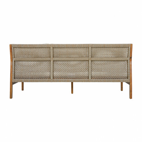 3 Piece Acacia Wood Patio Furniture Set with Coffee Table HouseOfZazla