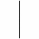Interior Door 36.6"x79.3" Black Matt Glass, Aluminum Frame, Modern Frosted Tempered Glass Panel, Privacy Room Divider for Home Office, Easy Assembly Zeehear