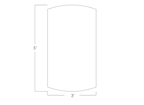SKUTCHI DESIGNS INC. 6 Person Arc Rectangle Conference Table |Meeting Table with Brushed Silver Square Metal Base | Harmony Series Meeting Tables for Offices, Training Rooms, and Homes | White – 5 Ft SKUTCHI DESIGNS INC.