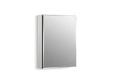 KOHLER K-CB-CLC2026FS Beveled Medicine Cabinet with Mirror Door & Adjustable Shelves, Rectangular Beveled Edge Frame, 20" x 26" KOHLER