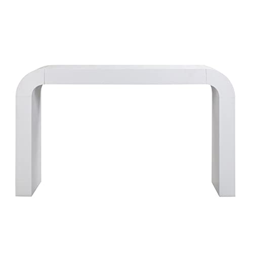 Tov Furniture Hump Wooden 54" Console Table (White) | Living Room Accent Table | Entryway Table Tov Furniture