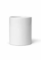 Smilatte 16 OZ Sublimation Porcelain Coffee Mugs, Classic Blank Ceramic Cup with Large Handle for Tea Latte Cappuccino, Set of 4, White Smilatte