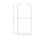 Harmony Series 8 Person Arc Rectangle Conference Table with Brushed Silver Metal T - Bases | Modular Meeting Tables for Offices & Conference Rooms | Scratch-Resistant Laminate | Blonde Surfside Ash - SKUTCHI DESIGNS INC.