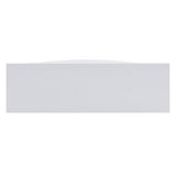 Bowery Hill Faux Stone Electric Fireplace TV Stand in White Finish BOWERY HILL