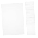 Alipis 10pcs Sheets Shrink Film Hot Heat Shrink Making for Shrinking Craft Art Maker Jewelry Shrinkable Wrapping Key Material Supply Heat Shrink Material Transparent Alipis