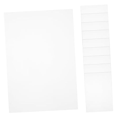 Alipis 10pcs Sheets Shrink Film Hot Heat Shrink Making for Shrinking Craft Art Maker Jewelry Shrinkable Wrapping Key Material Supply Heat Shrink Material Transparent Alipis