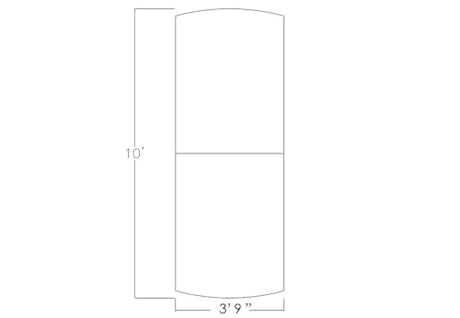SKUTCHI DESIGNS INC. 10 Person Arc Rectangle Conference Table with Brushed Silver Metal T-Bases | Harmony Series Modular Meeting Tables for Offices, Training Rooms, and Homes | White Cypress - 4X10 SKUTCHI DESIGNS INC.