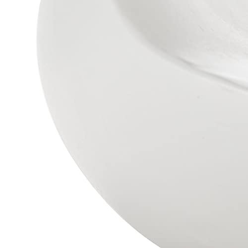 SAFAVIEH Outdoor Collection Vikki Modern Ivory Concrete Accent Table (Fully Assembled) VNN1040B SAFAVIEH