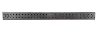 Wall Control Metal Pegboard Strip - Galvanized Pegboard Wall Control