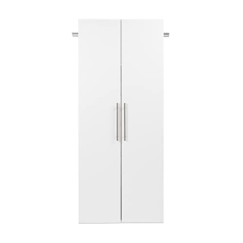Prepac HangUps 30" Shoe Storage Cabinet, Cabinet Wall Mount, Wall Cabinet Storage for Shoes with 40 Cubbies, Ideal for Utility Room, Garage and Bedroom, 30" W x 72" H x 16" D, White Prepac