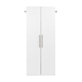 Prepac HangUps 30" Shoe Storage Cabinet, Cabinet Wall Mount, Wall Cabinet Storage for Shoes with 40 Cubbies, Ideal for Utility Room, Garage and Bedroom, 30" W x 72" H x 16" D, White Prepac