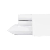 Laura Ashley - King Sheet Set, Soft & Smooth Sateen Cotton Bedding with a Lightweight Feel, 800 Thread Count, Bed Sheets with Matching Pillowcases (Solid White) Laura Ashley