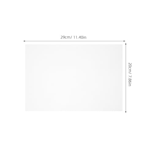 Alipis 10pcs Sheets Shrink Film Wrapping Maker Jewelry Crafts Hot Making Shrinking for Shrinkable Art Heat Key Material Supply Handicraft Supply Transparent Bops Alipis