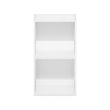 Furinno Luder Bookcase / Book / Storage, 2-Tier Cube, White Furinno