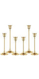 Candlestick Holders,Taper Candle Holder for Candlesticks Gold Brass Vintage Candle Stick Candle Holder Candelabra Candle Holder for Fireplace Party Dining Home BEZURA