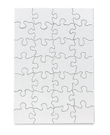 12 Blank Jigsaw Puzzles – 5.5 x 8 Inch, 28 Pieces Each – Hygloss DYI Party invites, Perfect for Decorating, Kids' Activities, Arts & Crafts or Party Favors - Puzzle Pieces to Draw On for Crafts Hygloss