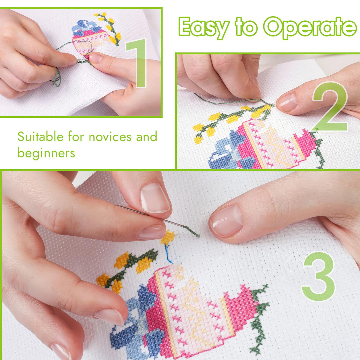 12 by 18-Inch Count Cross Stitch Fabric, 4 PCS Aida Cloth 14 Count, White Embroidery Fabric for Embroidery Projects and DIY Handicrafts, Handmade Needlework Okxiri