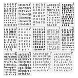 1/2 Letter Stencils for Painting on Scrapbook Journal Wood Small Number Template Paint Stencils on Art Craft Canvas Wall Fabric Rock (letter14) yhslmh