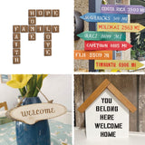 1/2 Letter Stencils for Painting on Scrapbook Journal Wood Small Number Template Paint Stencils on Art Craft Canvas Wall Fabric Rock (letter14) yhslmh