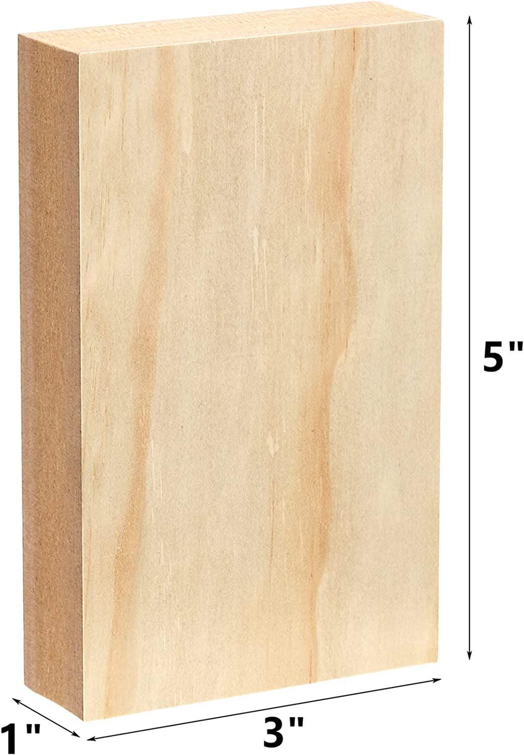 12 Pack MDF Wood Board Wood Art Wooden Panels Painting Crafts 1 Thick –  WoodArtSupply