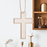 12 Pack Unfinished Wood Cross Blank Wooden Layered Cross for Crafts DIY Projects Classic Shaped WoodArtSupply