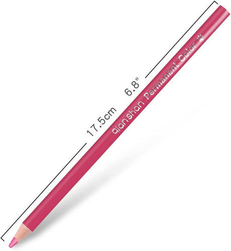 12 Red Colored Pencils Oil Based Pre-Sharpened Wooden Colored Pencil Set WoodArtSupply