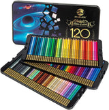 120 Colored Pencils Adult Coloring Books Coloring Pencils Set for Layering Shading Blending WoodArtSupply
