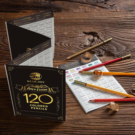 120 Colored Pencils Adult Coloring Books Coloring Pencils Set for Layering Shading Blending WoodArtSupply