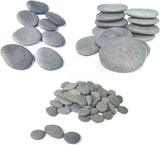 120PCS Painting Rocks, DIY Rocks Flat & Smooth Kindness Rocks Medium/Small/Tiny Rocks WoodArtSupply