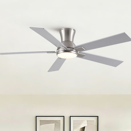 Reversible Quiet Motor Ceiling Fan Light With ABS Blades HouseOfZazla