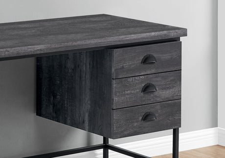 Computer Desk For Home Office, Laptop, 3 Storage Drawers, Contemporary & Modern HouseOfZazla
