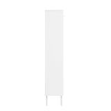 Modern Rattan 3 Door Shoe Rack Cabinet for Entryway