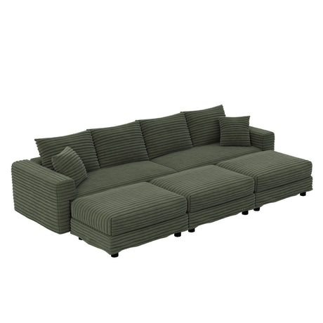 Modern Comfy Upholstered Sofa Cloud Couch & Deep Seat Couches HouseOfZazla