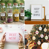 1/3, 1/2, 3/4, 1, 2 Inch Letter Stencils for Painting, 28 Pack Reusable Plastic Alphabet and Number Stencils for Crafts Art Projects Duozea