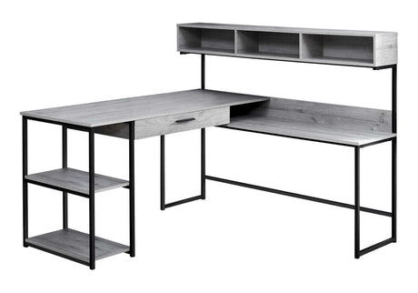 L-Shaped Corner Computer Desk with Storage Drawers HouseOfZazla