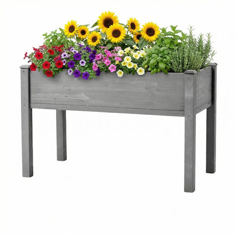 Elevated Raised Garden Bed For Outdoor HouseOfZazla