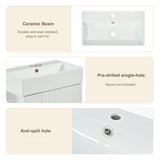 Bathroom Vanity, Combo Cabinet, Bathroom Storage Cabinet, Single Ceramic Sink