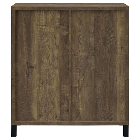 Arcata - Sliding Door Bar Cabinet - Oak HouseOfZazla