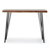 Modern Industrial Breakfast Bar Table