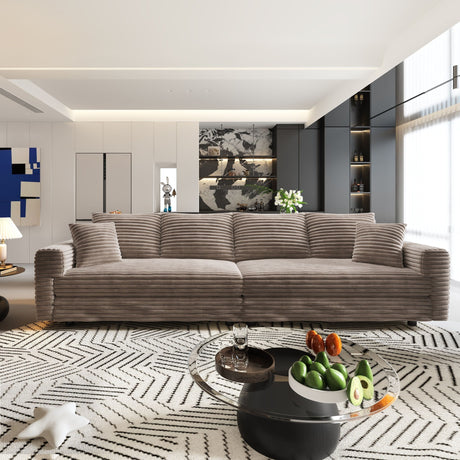4 Seat Sofa, Deep Seat Couches With Soft Pillows HouseOfZazla