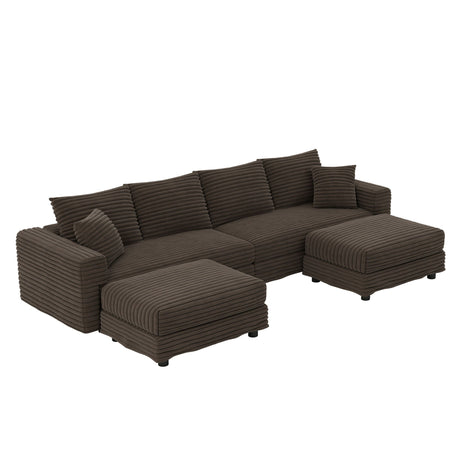 Modern Comfy Upholstered Sofa Cloud Couch & Deep Seat Couches HouseOfZazla