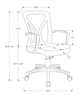 Office Chair Adjustable Height Swivel Ergonomic Mesh Contemporary & Modern